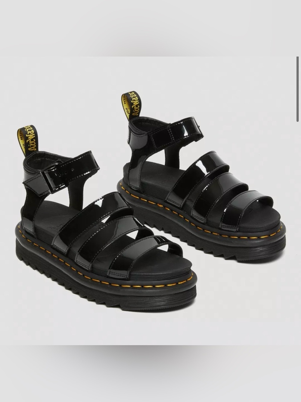 Dr. Martens Blaire Patent Leather Sandal 10